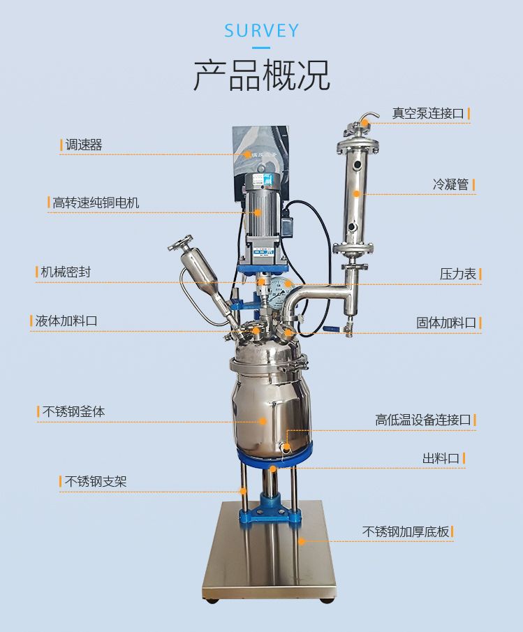 不锈钢小反应釜